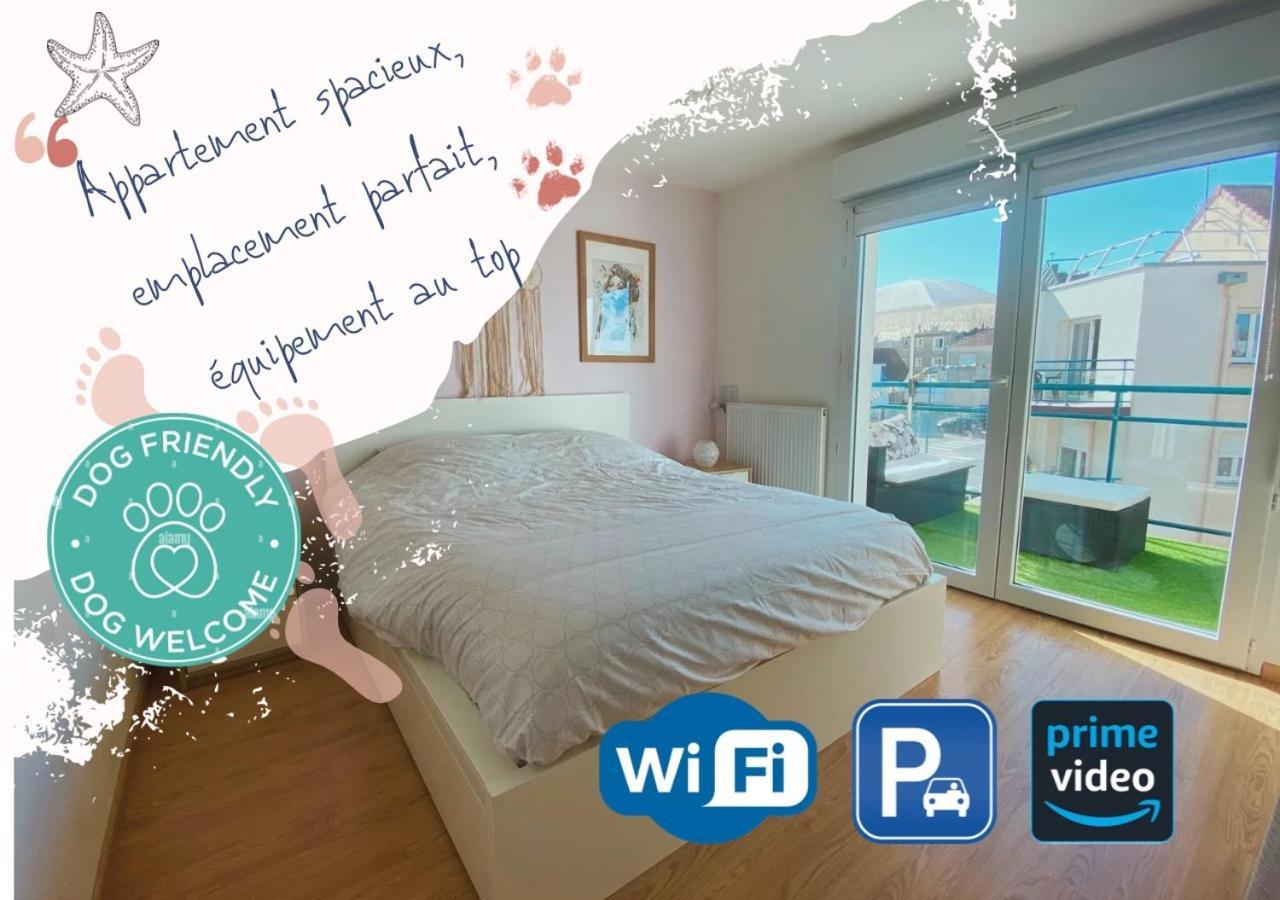 Fl'Heurt De Mer Appartement Au Pied De La Plage, Vue Mer Le Portel Ngoại thất bức ảnh